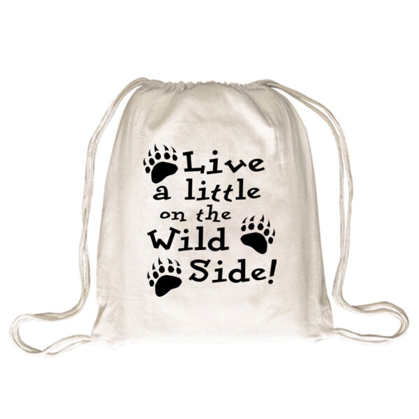 The African Touch - Drawstring Backpack Thumbnail